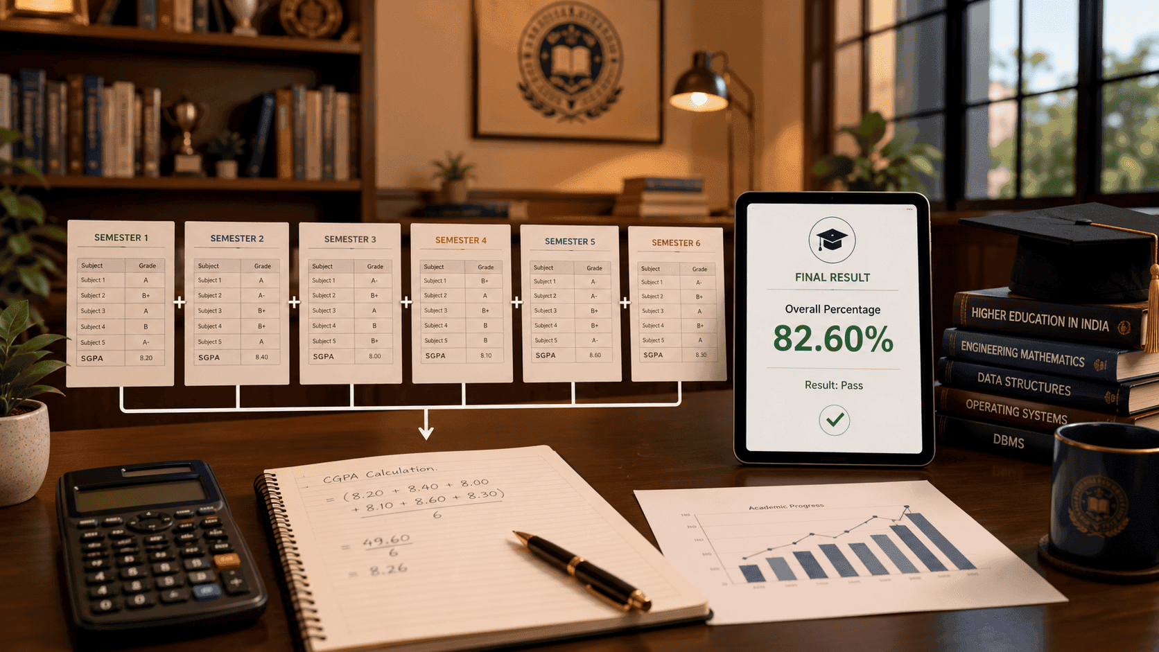 Overall Degree Percentage From All Semesters: How to Calculate It Correctly